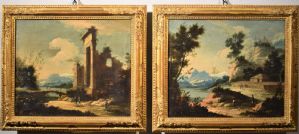 "Coppia di Paesaggi Veneti"